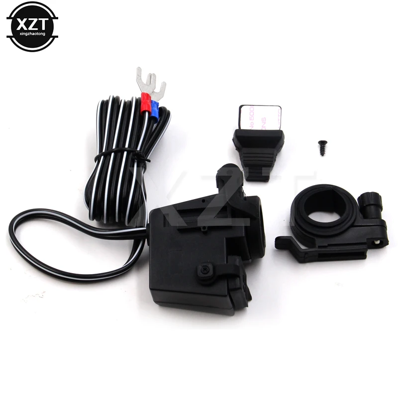 Водонепроницаемый адаптер питания usb для мотоцикла 12 В прикуривателя 5