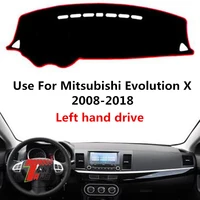 taijs factory casual simple polyester fibre car dashboard cover for mitsubishi evolution x0809101112131415161718 left hand drive