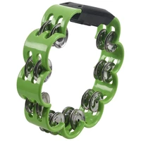 shamrock tambourine for kids and adults easy to use comfortable hand held percussion instrument great for choirs percuss