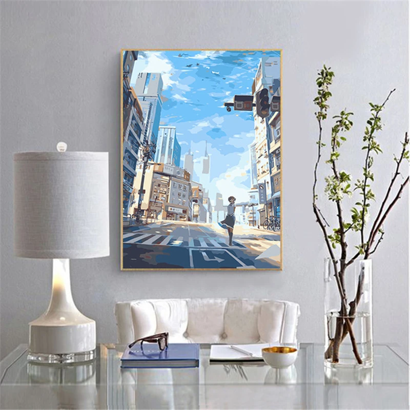 

Набор для раскрашивания по номерам на холсте «сделай сам»