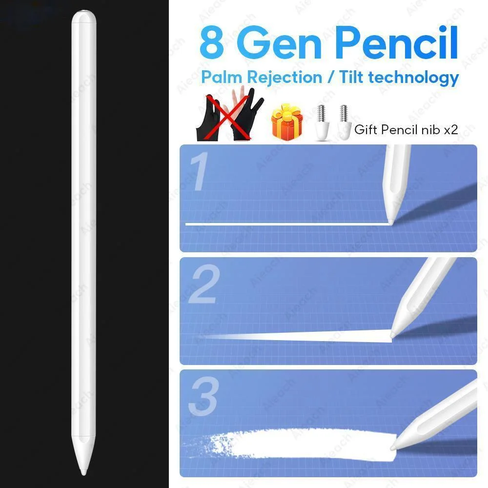 Voor ApplePotlood 2 стилус для Ipad ручка Pro11 12 9 2020 2018 2019 6th 7th Mini5 Air 3 выполнены ладони Afwijzing