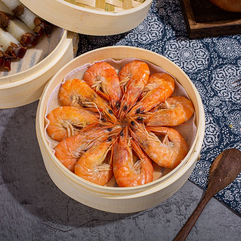 Бамбуковый отпариватель с одной клеткой или крышкой для приготовления рыбы риса