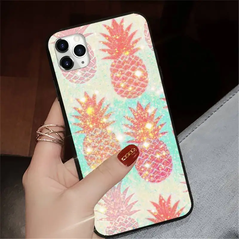 

pineapple bling fashion mobile Phone Case for iPhone 11 12 pro XS MAX 8 7 6 6S Plus X 5S SE 2020 XR
