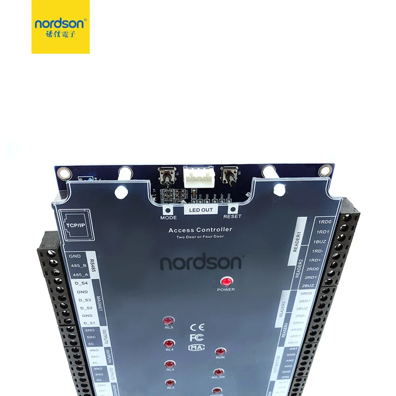 Nordson Original New Design Smart Network Wiegand TCP/IP Access Control Board Two/Four Doors Controller 8 Extension Port | Безопасность
