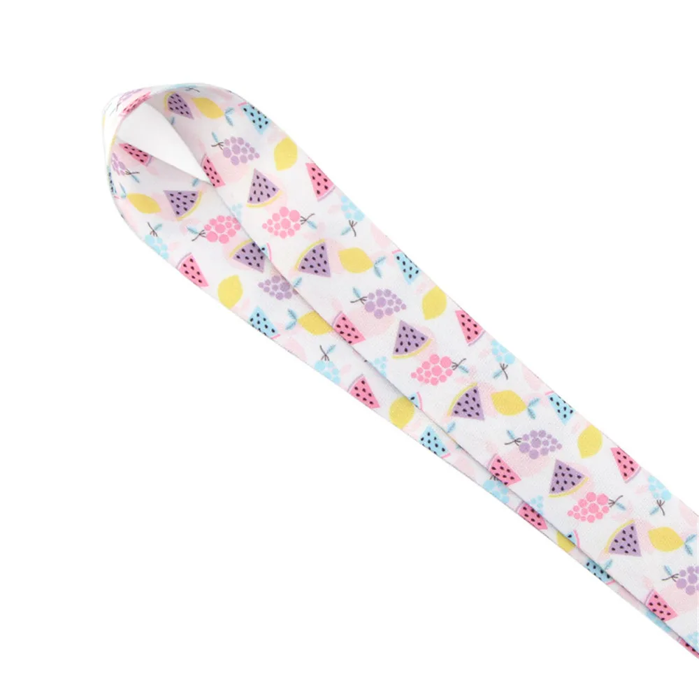 Летний Фруктовый узор шейный ремень подвесная веревка для ключей ID карта