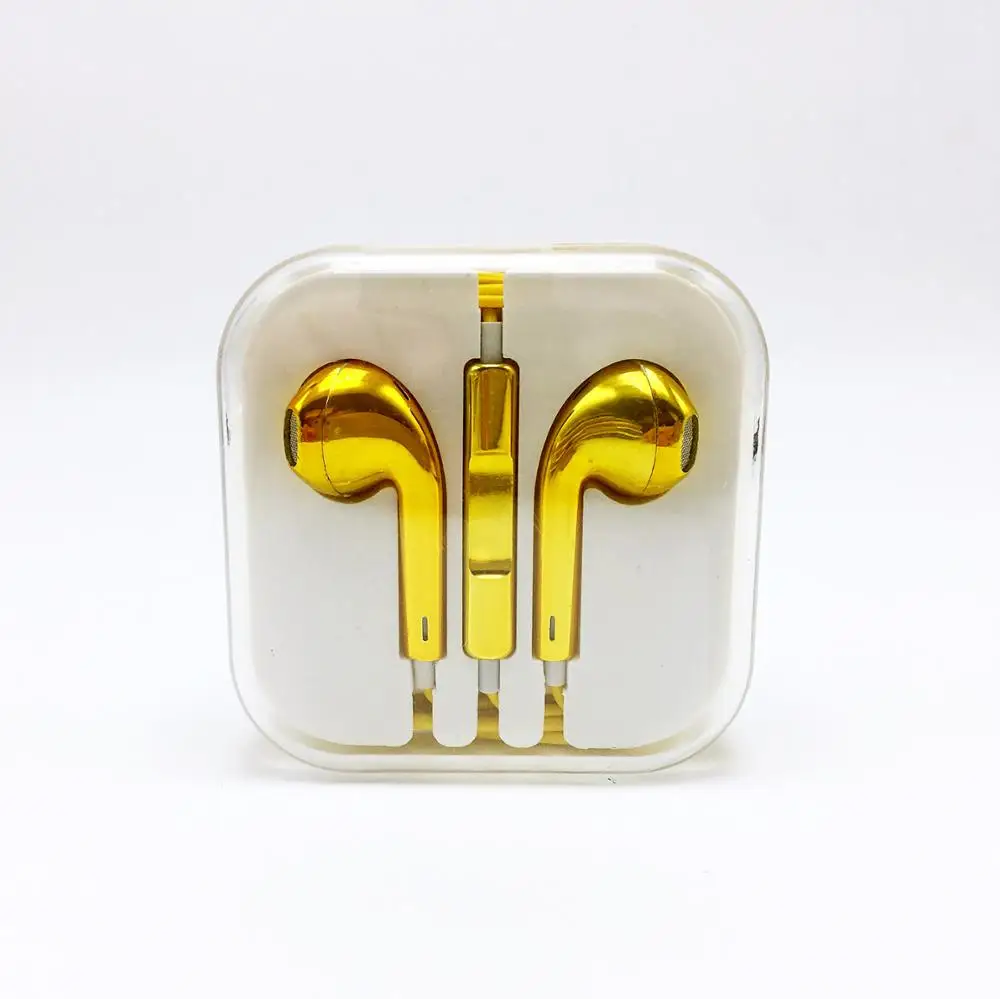 Проводные красочные стерео наушники-вкладыши с микрофоном наушники