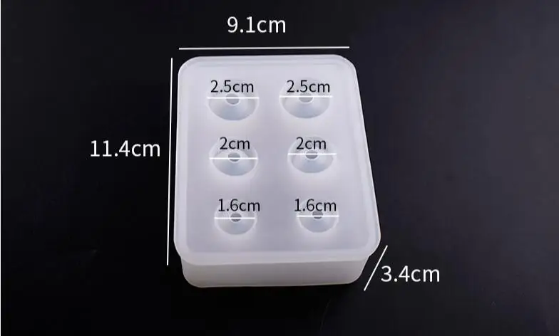 Яйцевидной формы Смола ремесло силиконовые кулон ювелирные изделия делая