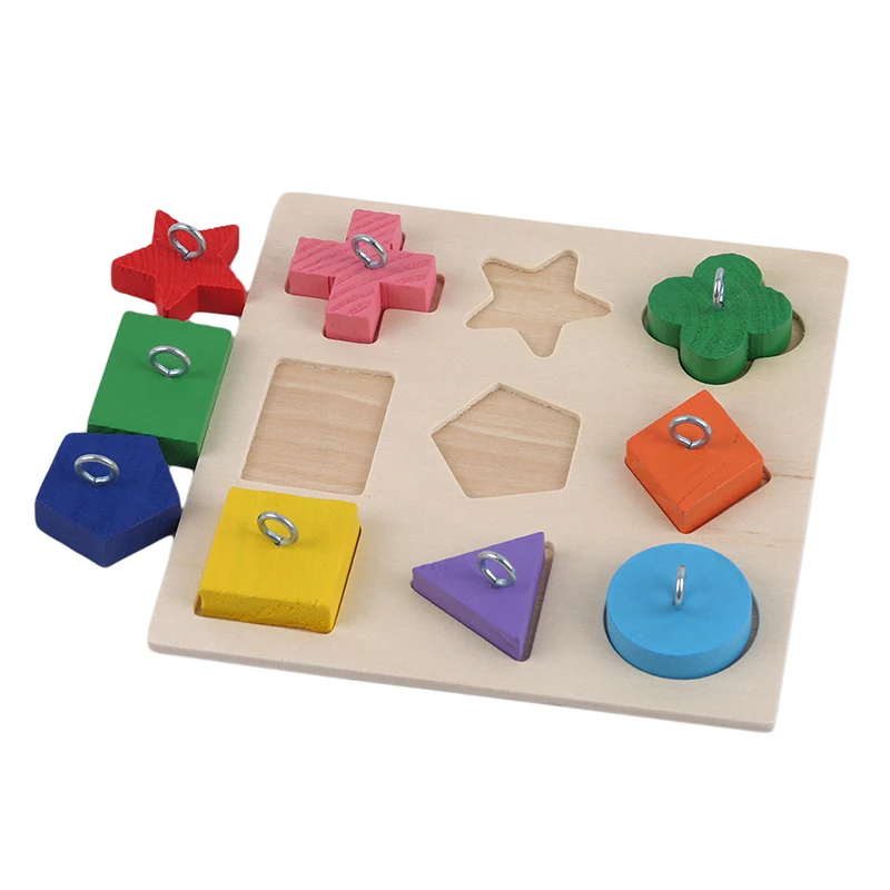 Горячая Распродажа игрушки для птиц геометрическая форма и цвет подходящие