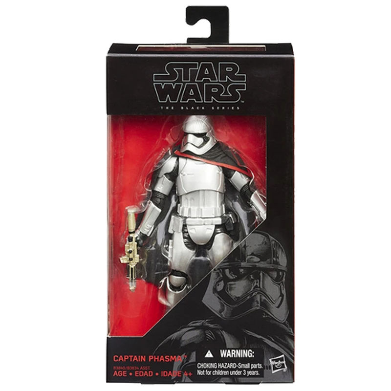 

Hasbro Star Wars The Force Awakens Captain Phasma SW 6-inch Black Series Action Figure Collection Model Kids Toys Christmas Gift