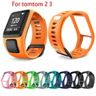 Качественный ремешок для спортивных часов TomTom Runer 232, силиконовый сменный ремешок для умных часов TomTom Spark 3