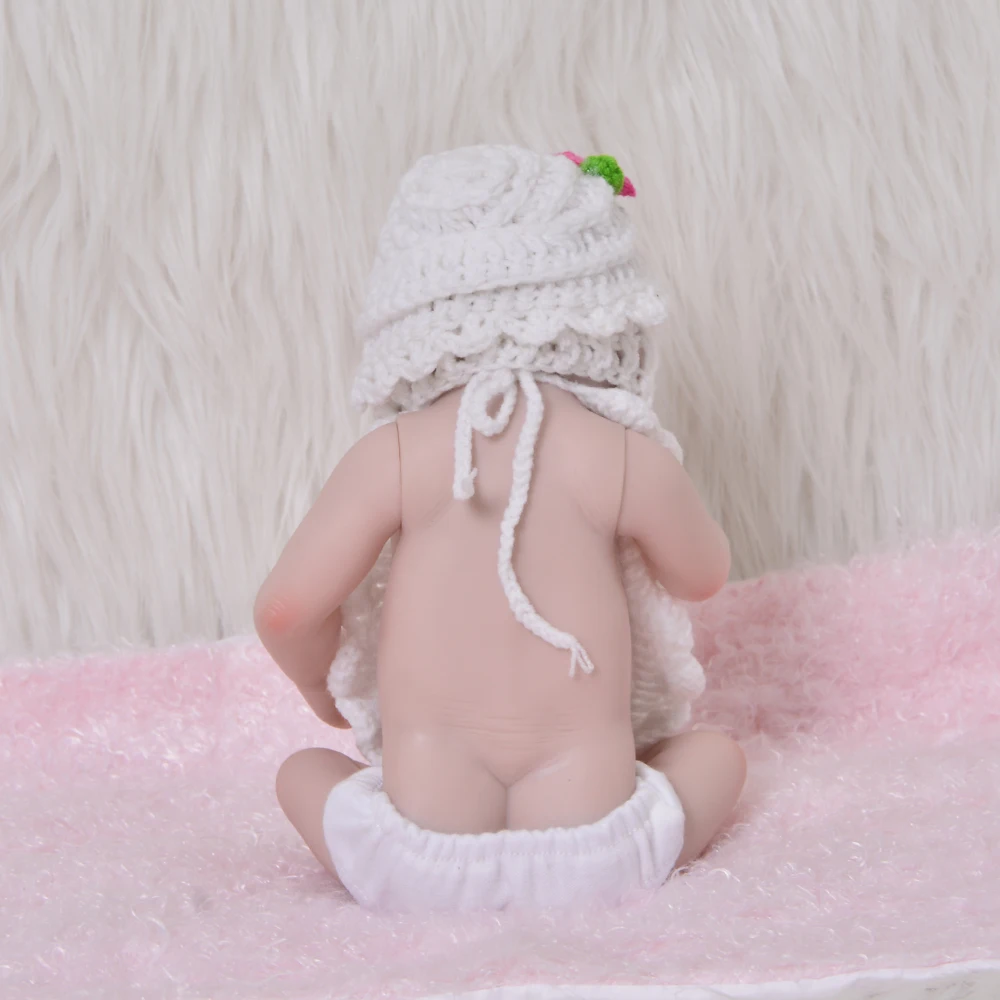 

KUKADOLL 11 Inch Lovely Reborn Baby Dolls All Silicone Reborn Doll Gril Doll Toys For Gifts For Christmas Gifts For Children