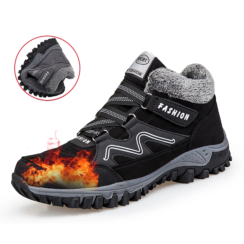 Мужские и женские ботинки Нескользящие походные унисекс большого размера для