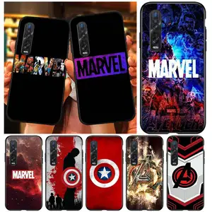 marvel avengers heros for oppo find x3 x2 r17 lite neo f19 f11 pro plus 5g k5 k3 r15 r9s f9 f7 silicone black phone case free global shipping