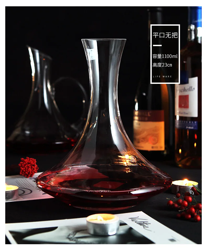 

Light Luxury Glass Hip Flask European Style Personalized Wine Decanter Creative Household Flasque Alcool Drinkware EJ50HF