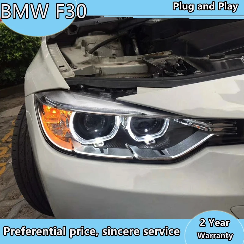 Автомобильный Стайлинг H7 чехол для передней фары BMW F35 F30 318i 318Li 320i 2013-2015