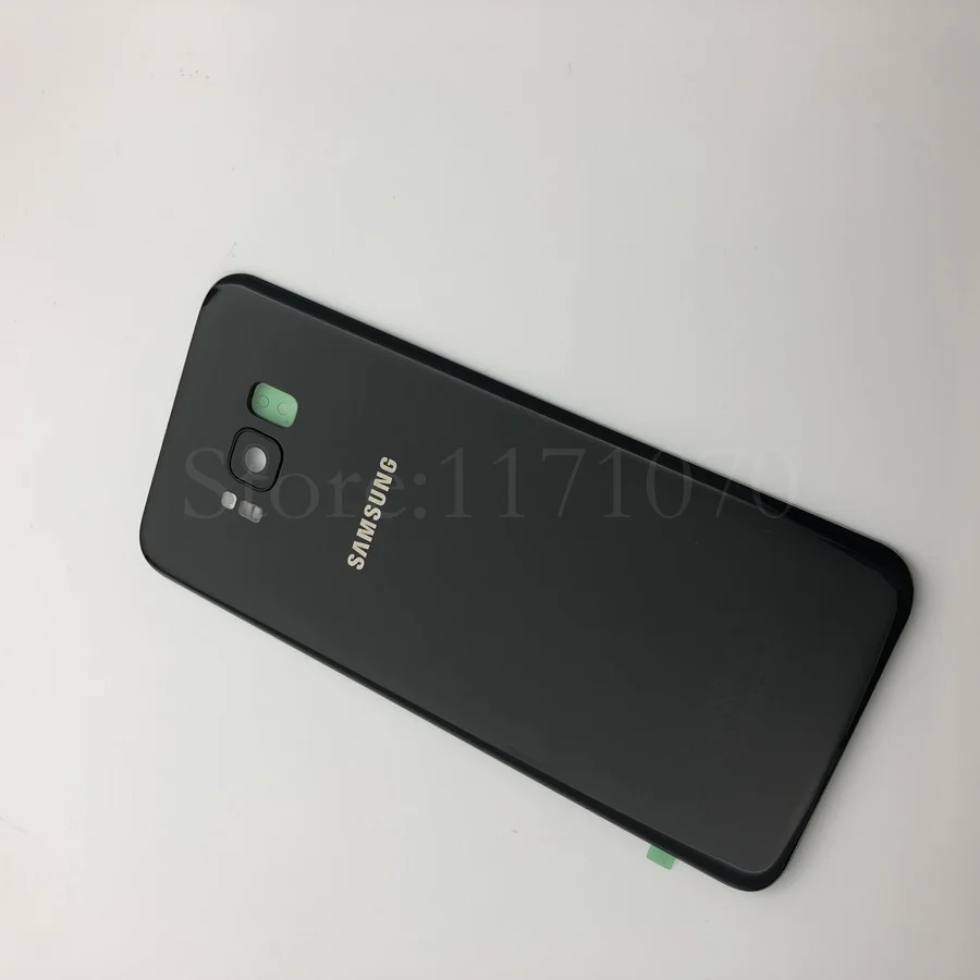S8+ крышка батареи для samsung Galaxy S8 plus G955 G955F SM-G955F G955FD S8 G950 G950F задняя крышка корпуса+ Замена объектива камеры