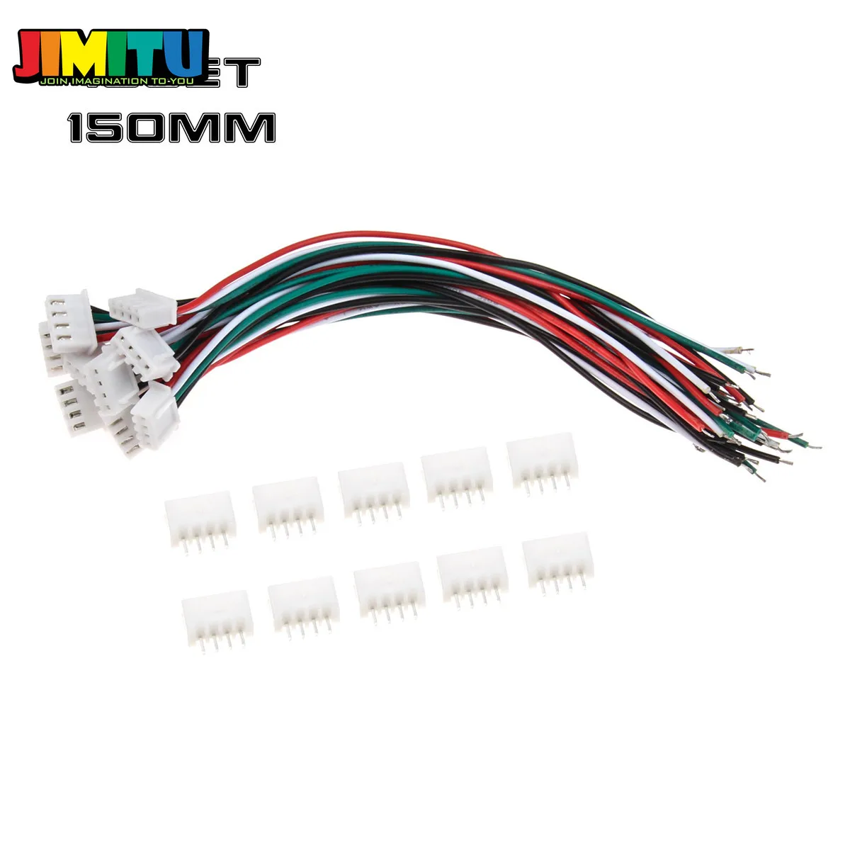 10 шт./комплект 4-контактный разъем Micro JST XH 2 54 мм 24AWG 1007 проводов 150 | Игрушки и хобби
