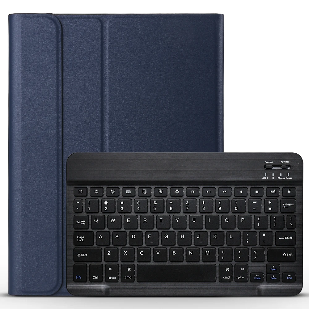 Чехол для нового iPad Pro 11 с беспроводной клавиатурой Bluetooth Smart PU кожаный 360 полный