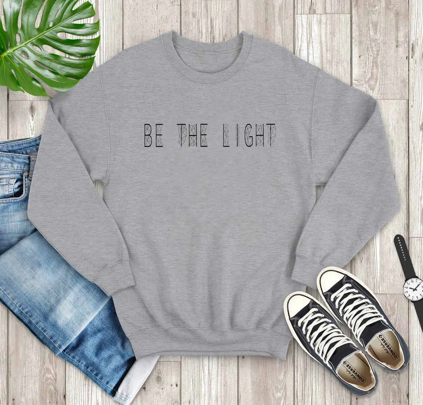 

Be The Light Sweatshirt Christian jesus women fashion unisex cotton winter autumn youngs hipster pullovers religion jesus tops