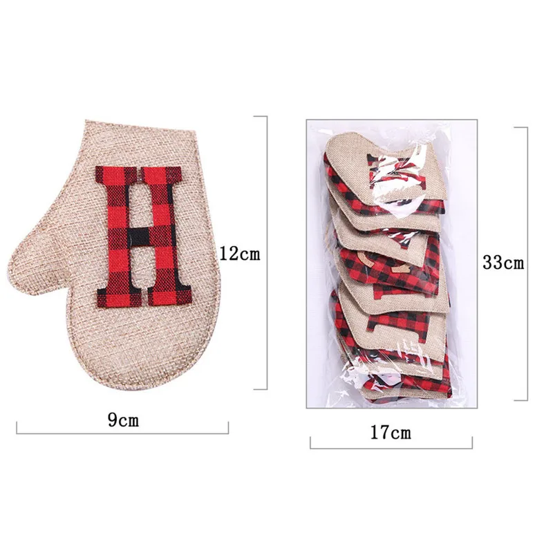 Рождественские украшения перчатки носки тянущиеся флажки сделай сам окно камин