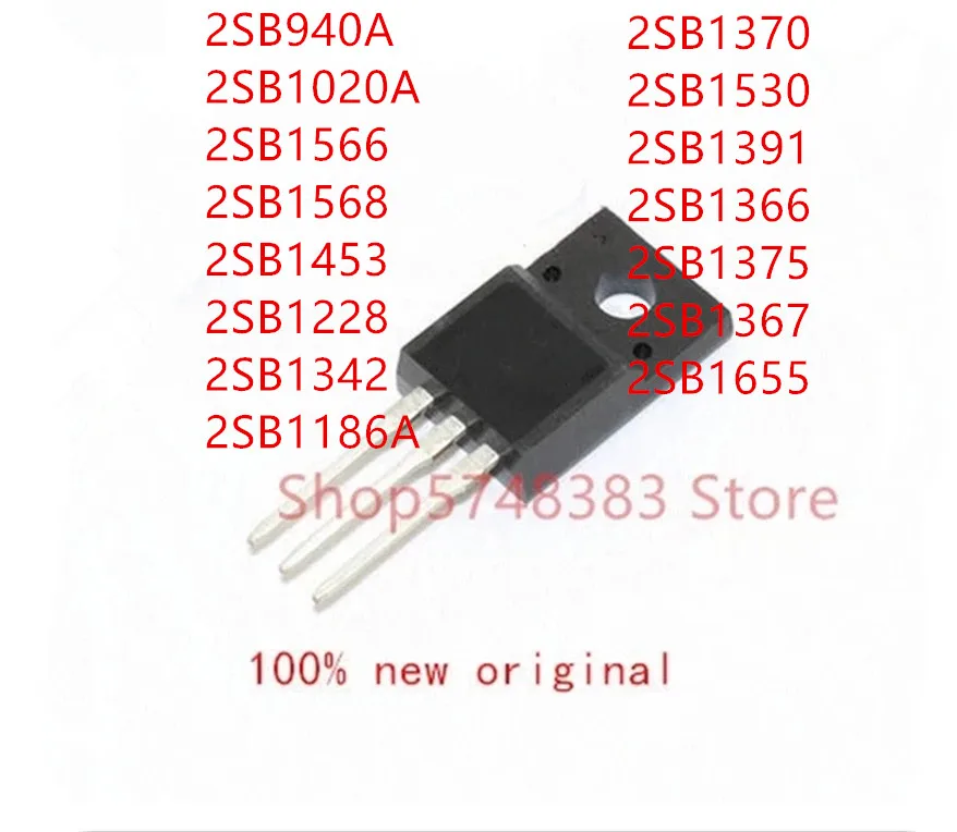 10 шт. 2SB940A 2SB1020A 2SB1566 2SB1568 2SB1453 2SB1228 2SB1342 2SB1186A 2SB1370 2SB1530 2SB1391 2SB1366 2SB1375 2SB1367