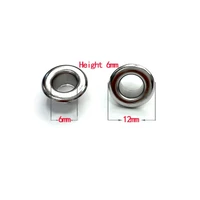 300 sets 400 eyelets inner diameter of 6mm metal eyelets sewing patches bags and shoes accessories clothes
