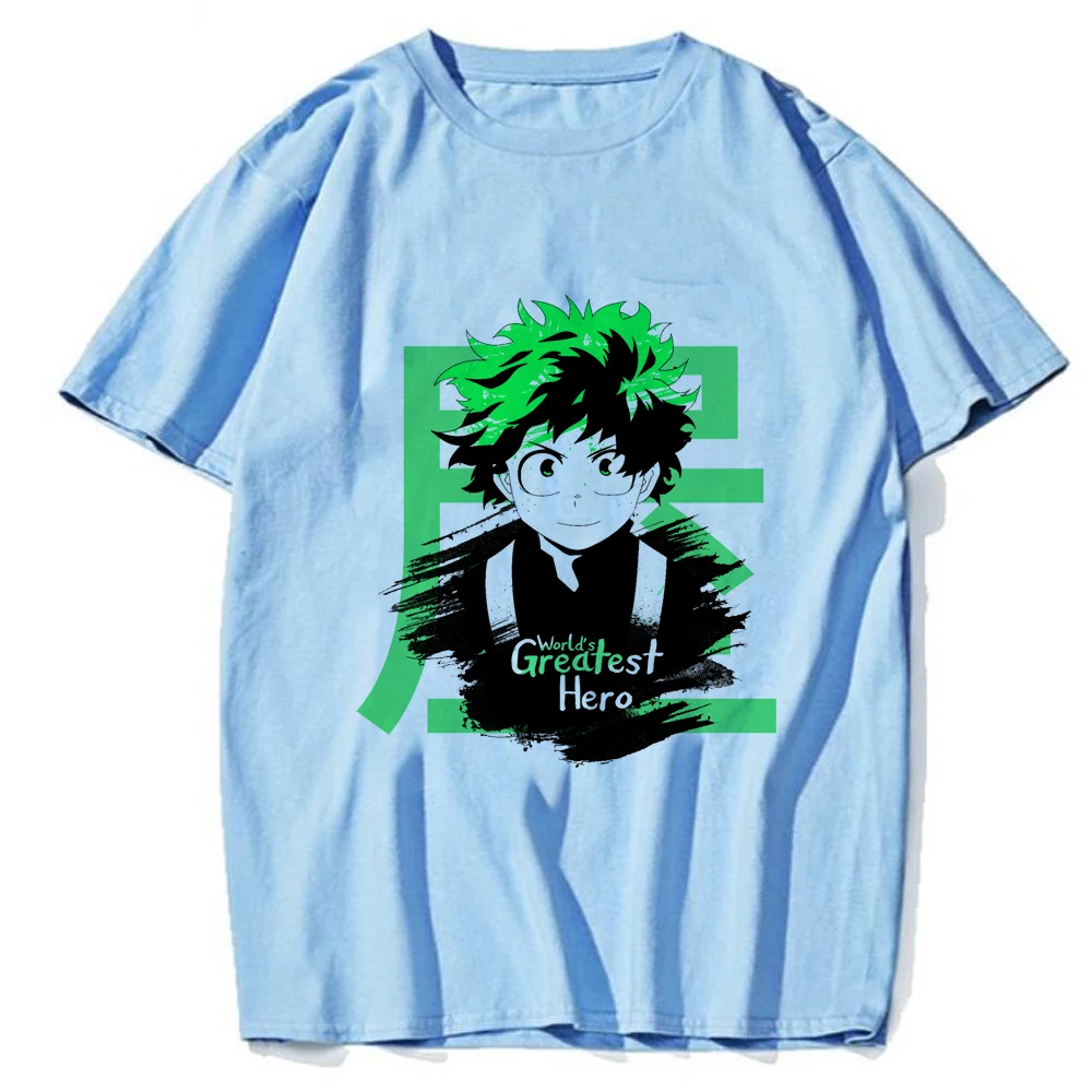 

Japanese Anime streetwear tops My Hero Academia T Shirt Casual Short Sleeve Print Short Sleeve Tees