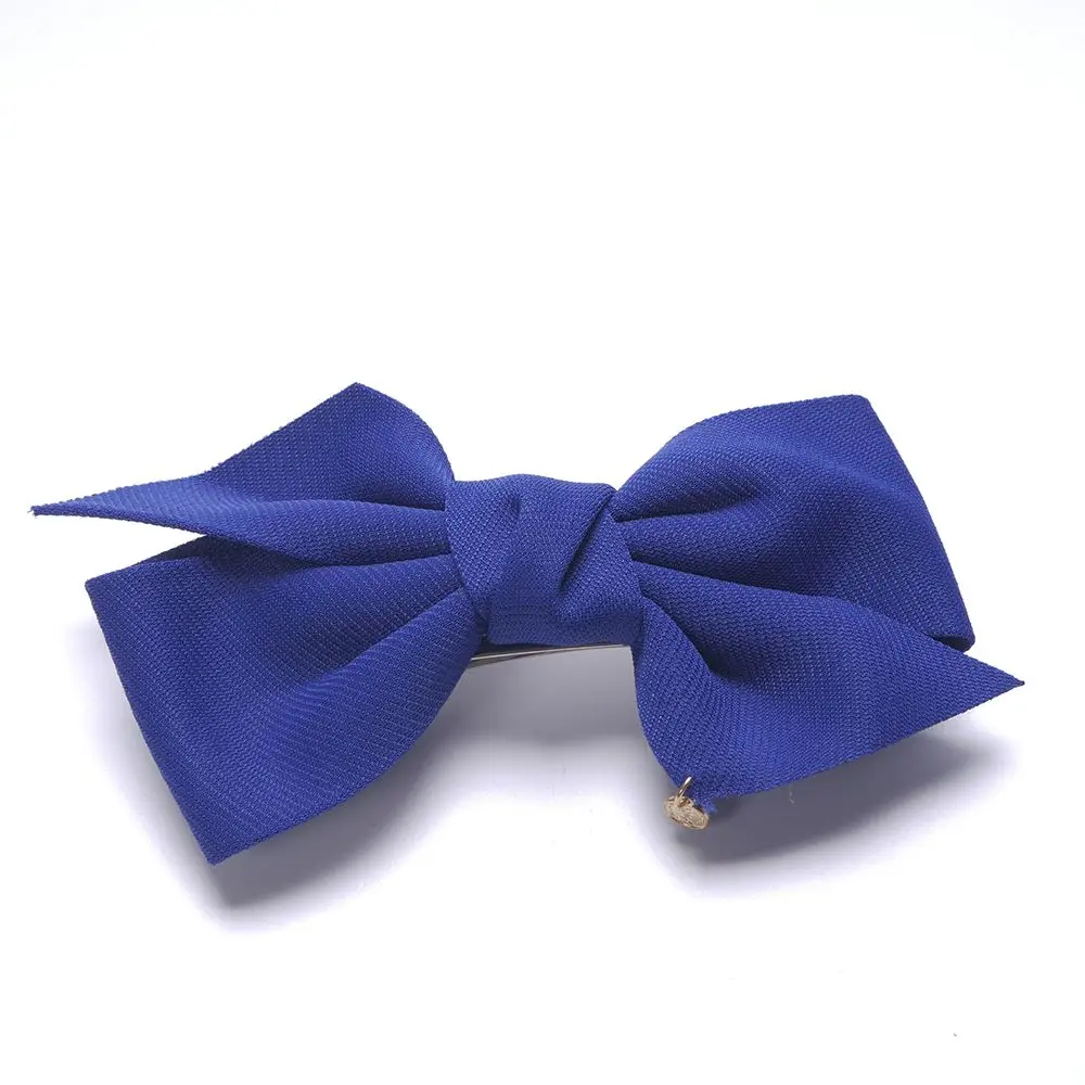 royal blue Корейский стиль волос декоративный цветок заколка для волос милые заколки для волос Gig лук заколка для волос для женщин аксессуары для волос - Цвет: royal blue