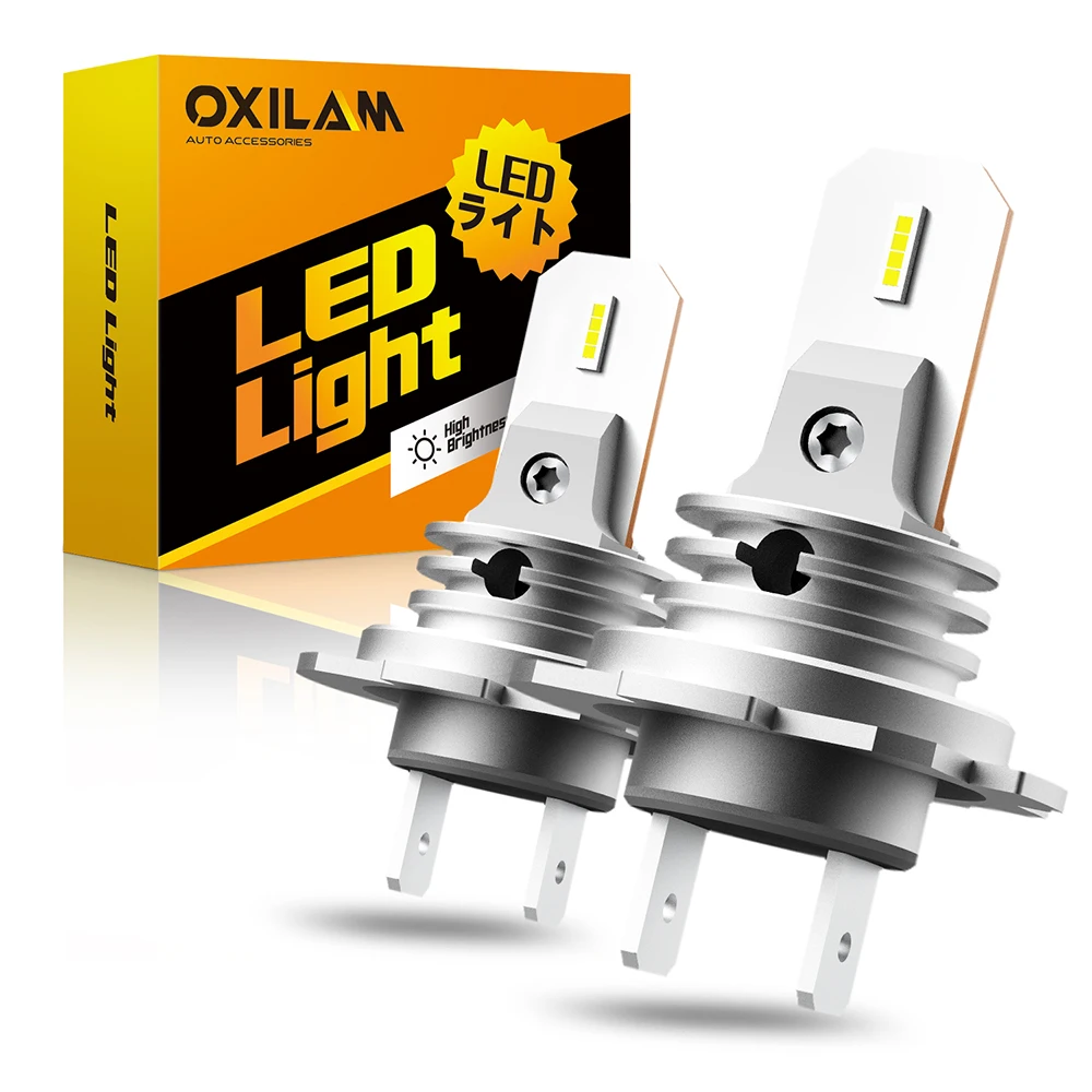 OXILAM 12000Lm безвентиляторная фара H7 светодиодный светильник лампа 6500K 360