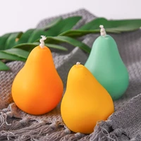 pear shape candle mold 3d fruit silicone cake baking mold for mousse truffle brownies pan molds silicone pastry tool cakes