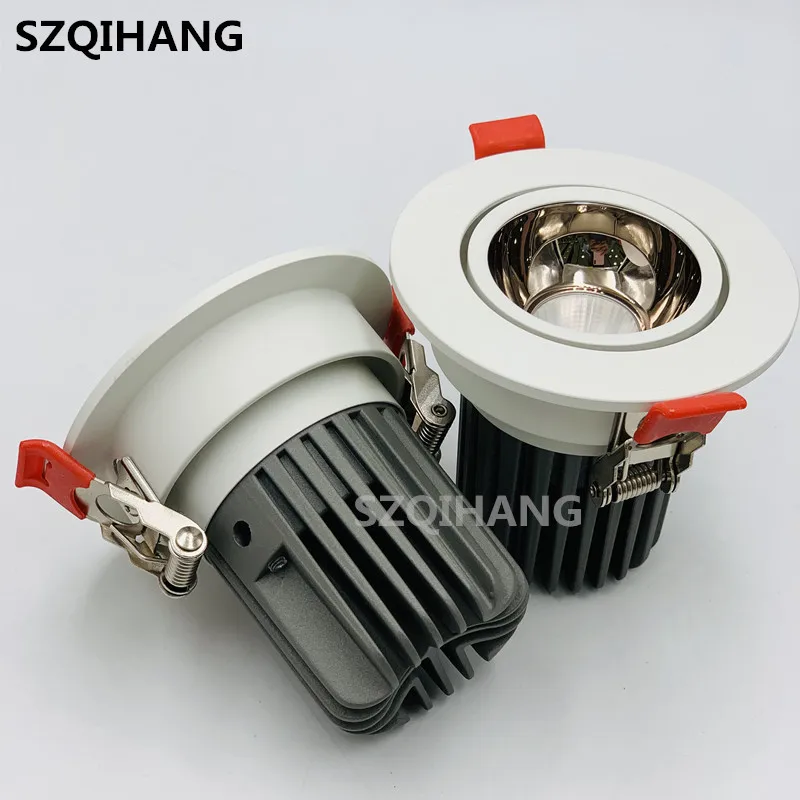 2020 New Dimmable Led Downlight light COB Ceiling Spot Light Embedded Down lamp Ceiling Recessed Lights Indoor Lighting.
