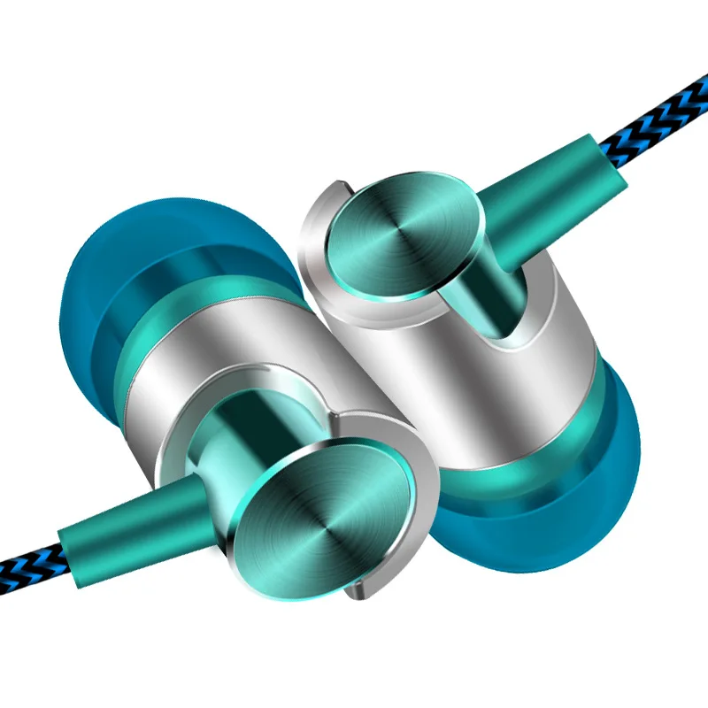 

1pc Portable Audio 3.5mm Wired Control Bass Stereo Headset With Mic Sports For Samsung Xiaomi Smart Phone Earphones