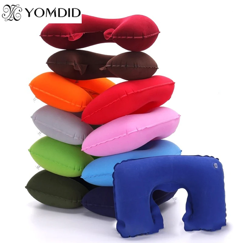 U образная надувная подушка для путешествий Защита окружающей среды ПВХ