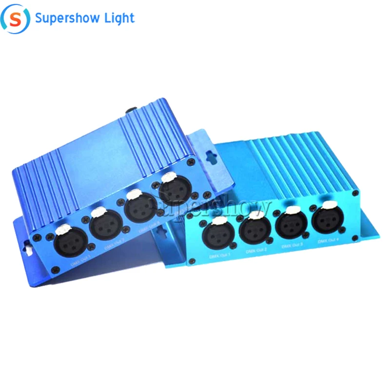 Verkaufen ArtNet 2048 4 Port Bidirektionale ArtNet/DMX Konverter Standard DMX512 Ausgang RJ45 Net Stecker Sulite/DMX LAN512