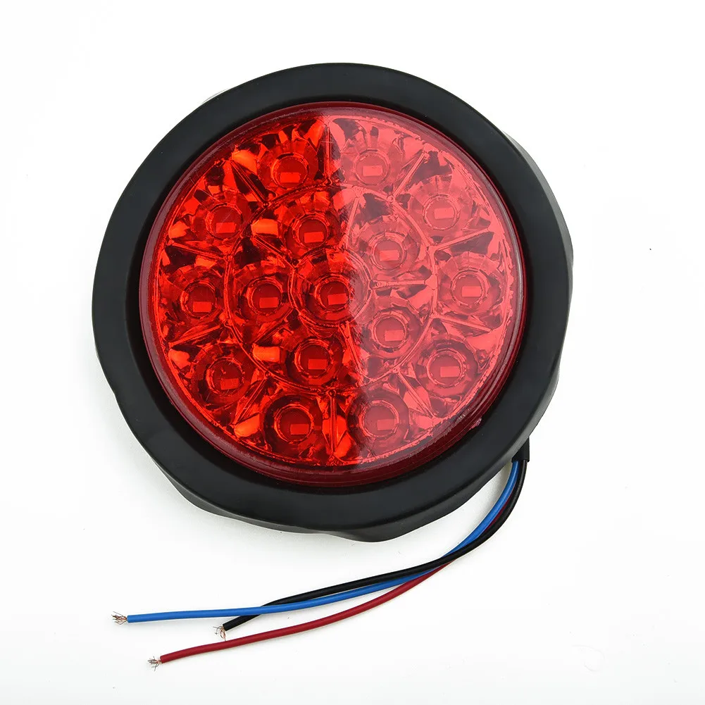 12 В круглый задний фонарь для грузовика Вт 2 шт. 4 дюймовый автобусный герметичный