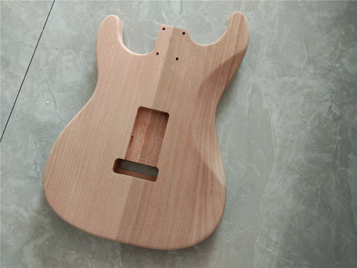 Корпус для электрогитары с естественной одинарной волной корпус из красного