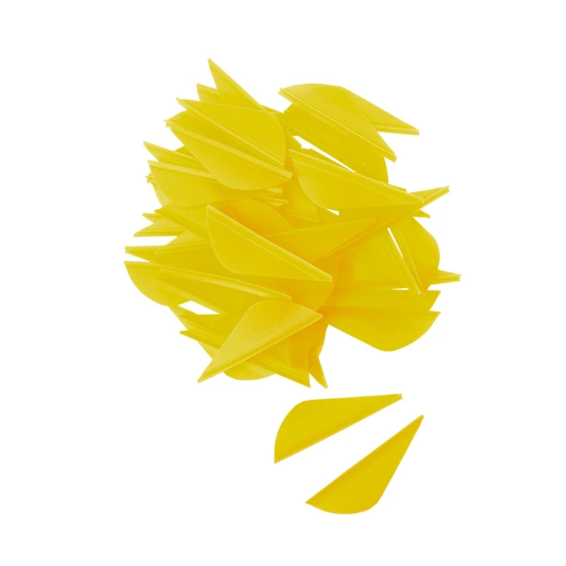 50 шт. 2 дюймов стрельба из лука стрелка перо пластиковые лопасти оперение