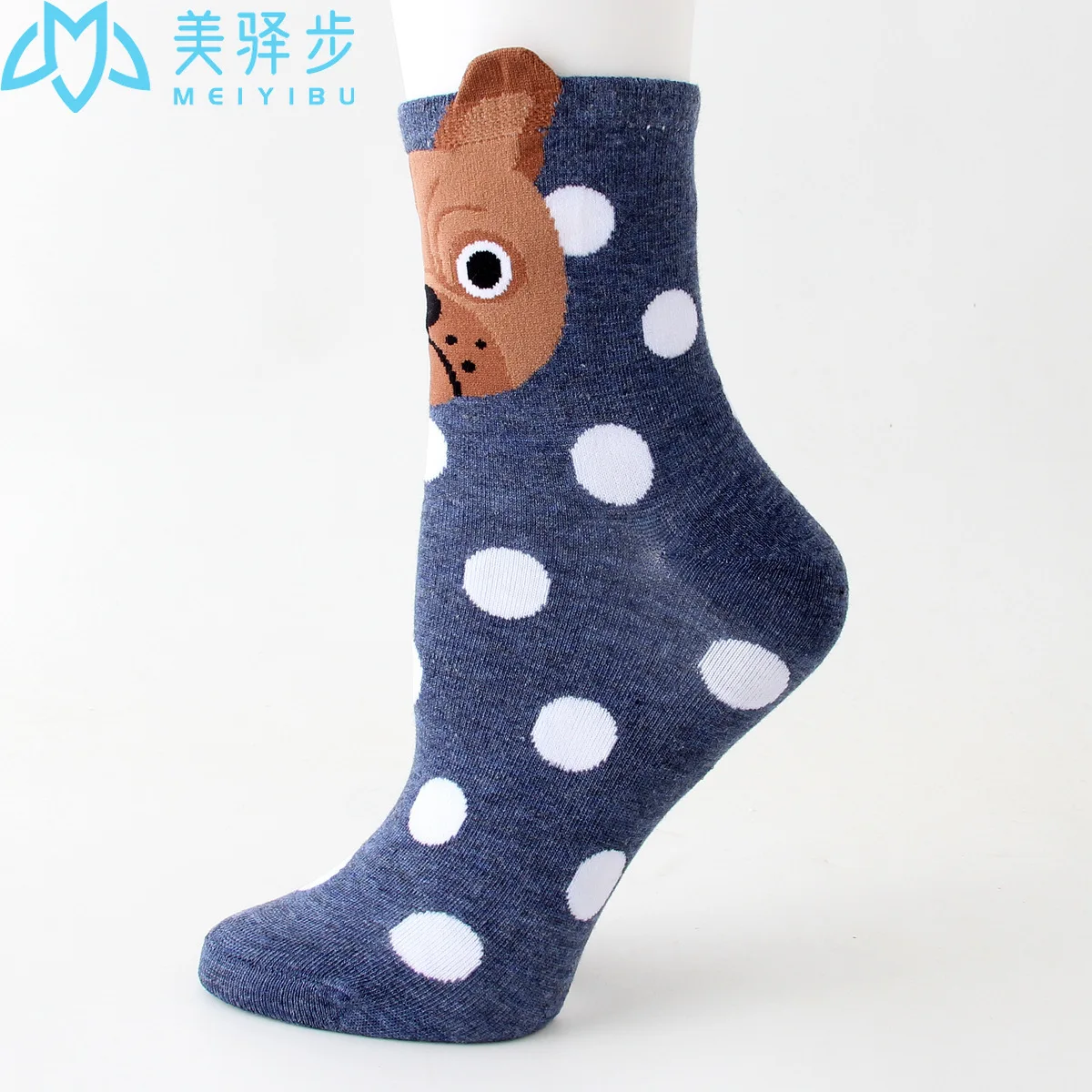 12 Pairs Per Set Dog Korean Cartoon Dog Stocking Socks Jacquard Mimi Dog Stocking Manufacturers Wholesale