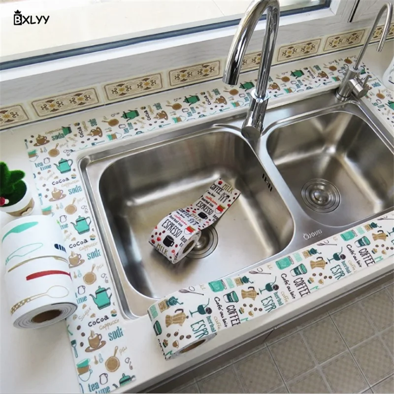 

Kitchen Sink Waterproof Stickers Self-Adhesive Anti-Fouling Bathroom Toilet Absorbent Stickers Gadgets Household Goods Kitchen85