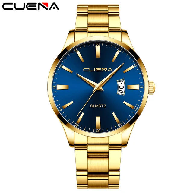 

CUENA 890 Neue Stahl Band Casual Sport Mnner Wasserdichte Uhr Mode-Trend Business Armbanduhren Quarz Wristwatches