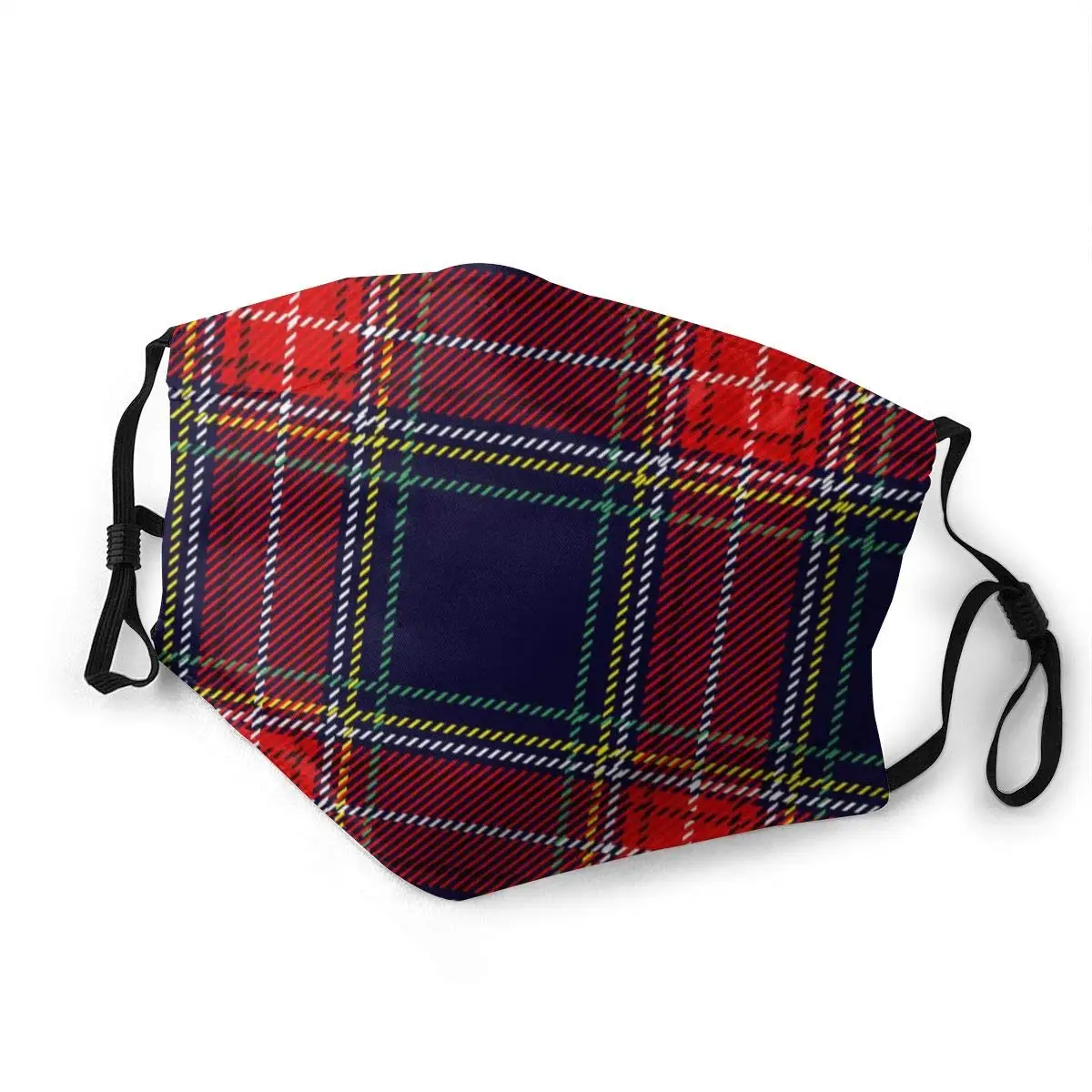 

LAURA FERGUSON Half Face Mask with Filter Unisex Tactical Winter Face Cover for Motorcycling Colorful Tartan