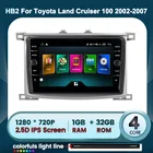 Автомагнитола на Android 10 для Toyota Land Cruiser 100 LC 2002-2007, мультимедийный видеоплеер с навигацией, GPS, 2.5D IPS экран, Wi-Fi