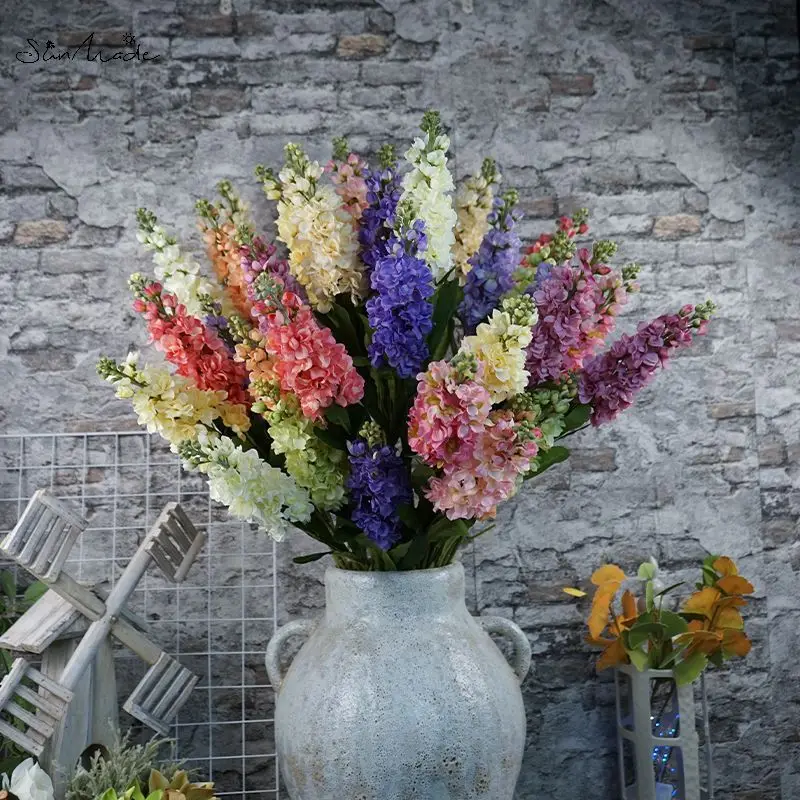 SunMade большой искусственный гиацинт фиолетовый цветок ветка гиацинта свадебный