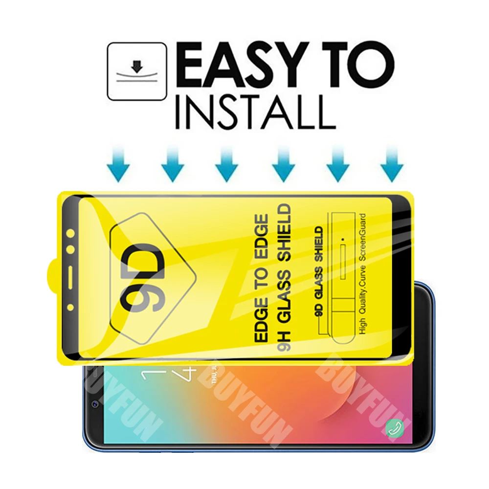 1-2 шт. закаленное стекло для Samsung A2 Core Защитное Galaxy A9s A9 A8 2018 A750 A730 A9200 защита экрана -