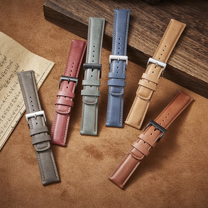 

Leather Strap For HONOR MagicWatch 2/ES Watchband Accessories For Huawei Watch 3 Pro Band Wristband GT2 GT 2 46mm 42mm Bracelet