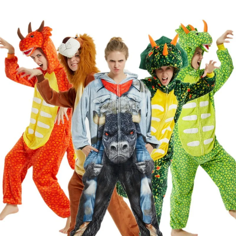 Onesie унисекс для взрослых кигуруми Единорог женщин и мужчин косплей костюм