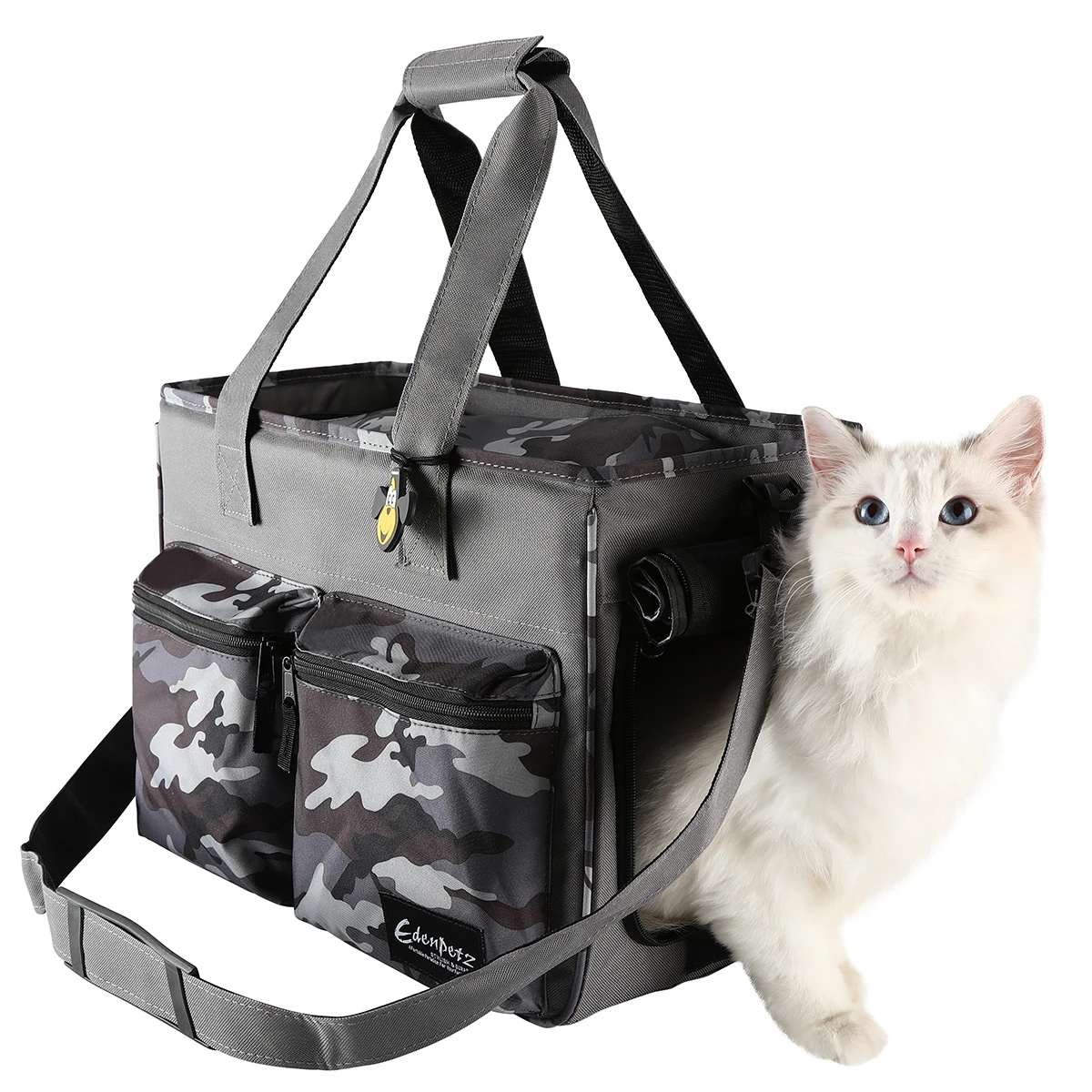 

Free Ship RU ES FR Pet Cat Dog Carrier Bags Portable Backpack Airline Approved Transport Camouflage Soft Comfort Handbag