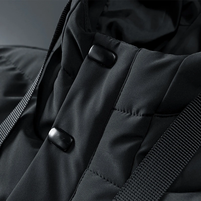 Winter Jacket Coat For Men New Men's Parkas Long Cotton Brand Bomber Jacket Thick Parka Homme Warm Tops -20 Degree Zipper Coat