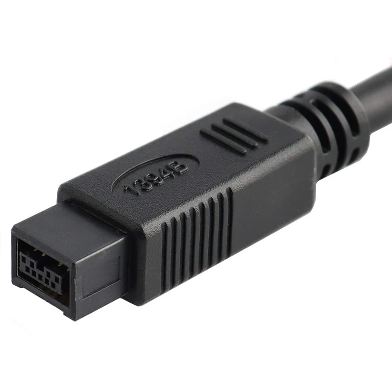 Кабель FireWire 800-400 9-6 pin (9pin 6pin) IEEE 1394 Firewire 800 9-контактный/6-контактный кабель 1394b 1 8 м 3 4