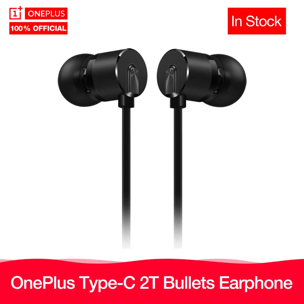 Новинка 100% официальная оригинальная гарнитура OnePlus Type C черная 2T наушники